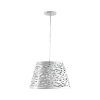 ONLI - Luster na sajli RICKY, 1xE27/15W/230V, prečnik 40 cm, bela