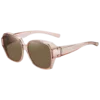 Baixiaoshe Unisex naočare za sunce, Providno-roze