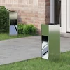 Solarna LED svjetiljka za stazu 2 pcs Srebrno Galvanizirano