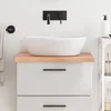Kupaonska radna ploča svjetlosmeđa 60x50x(2-4) cm masivno drvo