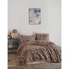 Lessentiel Maison Set Prekrivač i jasučnice Muster, 200 x 230 cm, Braon