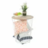eoshop Stranska miza, naravno/belo, NANCER TIP 3