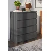 HANAH HOME Komoda Derinkuyu 4 Anthracite