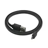 Logotip Kabel USB (2.0), USB A moški reverzibilen - microUSB moški reverzibilen, 1 m, reverzibilen, črn, blister, SELL
