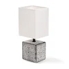 Aigostar - Stona lampa 1xE14/40W/230V siva/bela