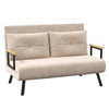 Homestar Sofa postelja nastavljiv naslon za hrbet 102x73x81 cm bež