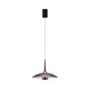 MAXLIGHT P0675 - LED luster na sajli MANUKA LED/12W/230V prečnik 28 cm zlatna/plava