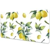 Decormat Podloga za pisalno mizo Rumene limone 100x50 cm
