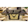 Casa Padrino luxury dining table black/gold 200 cm - Luxury dining room furniture