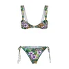 LSCN by LASCANA Bikini karamel / temno zelena / lila / sivka