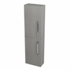 Visoka omarica THEIA, 35 x 140 x 30 cm, leva/desna/srebrni hrast - 42