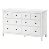 HEMNES Komoda s 8 fioka, belo bajcovano, 160x96 cm