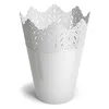 Don-Plast Saksija Koronka 2N, 14 cm, Bela