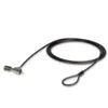 Lindy 21150 Varnostni kabel, črn, 2 m, 21150