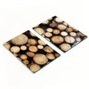 shumee Steklene dekorativne servirne deske za prigrizke, polena 2x40x52 cm