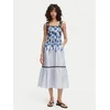 French Connection Poletna obleka Ivy Cambria 719T7 Svetlo modra Regular Fit