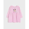Sinsay - Pamučna haljina sa volanima Minnie Mouse - pastelno roze