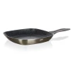 Banquet Ponev za steake 28x28x4,8cm/3mm nelepljiva površina METALLIC PLATINUM