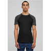 Raglan contrasting t-shirt blk/cha