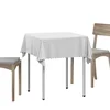 vidaXL Klobučevina za mizo Kvadrat Bela 90 x 90 cm