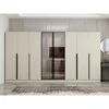 Hanah Home ormar sa reflektujućim staklom Nisa 20625, 360 cm, peščar