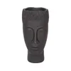 Dekorativna vaza 25x14x12,5 cm crna/cement