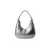 Ročna torba Calvin Klein Bold Ck Outline Mtl Shoulder Bag LV04F3897G Srebrna