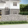 Lučne gabionske košare 3 kom 400x30x120/140cm pocinčano željezo