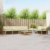 Set vanjskih sofa 7 pcs Bijela i krem 79 x 79 x 37 cm
