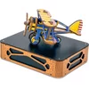 Wooden city 3D puzzle Biplane omejena izdaja 65 kosov