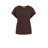WE Fashion Majica temno rjava