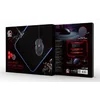 MP-GAMELED-M Gembird Gejmerska podloga za misa od gume, 250x350mm, 4mm RGB LED svetlo, MEDIUM