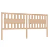 Vidaxl Posteljno vzglavje 205,5x4x100 cm trdna borovina