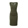 Kaffe Vsakodnevna obleka Sara 10500655 Zelena Regular Fit