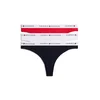 Tommy Hilfiger Underwear Tangice Essential svetlo siva / rdeča / črna / bela