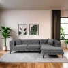 Atelier del Sofa Ugaona garnitura Como Eco, 270 cm, Antracit