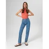 Sinsay - Crop top s uzorkom - mandarine