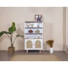 HANAH HOME Polica za knjige Bohem White Oak