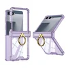 Futrola ring lines za samsung f751b galaxy z flip 7 5g ljubicasta (gkk case) ( F121529 )