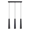 Sollux SL.1402 - Luster na sajli PRYSM 3xG9/8W/230V crna