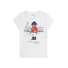 Otroška bombažna kratka majica Polo Ralph Lauren bela barva, 313A96120001