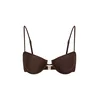 LSCN by LASCANA Bikini zgornji del temno rjava