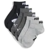 Puma Quarter Socks Youth (3-pack), Black, Size 39-42, Clothing