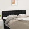 Vidaxl vidaXL Vzglavja za posteljo, komplet 2 kosov, črna, 72x5x78/88 cm, umetno usnje