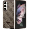 Guess GUHCZFD5P4TDPW F946 Z Fold 5 brown hardcase Leather 4G Triangle Strass (GUHCZFD5P4TDPW)