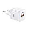 REMAX Strujni Fast punjac Kings 1xUSB 3.0+1xTIP C 20W, CA-18, beli