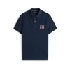 TOMMY HILFIGER Majica mornarska/svetlo rdeča/bela