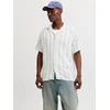 JACK & JONES Srajca JORCOBA ecru/modra/nebeško modra
