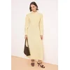 Trendyol Modest Ženska haljina Tctss26Eb00096, Žuta