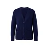 Trendyol ženski duks Wardrobe Essentials Navy Blue Soft Textured Basic Wide Fit Special Quality Knitwear Cardigantwoaw27Hi00090